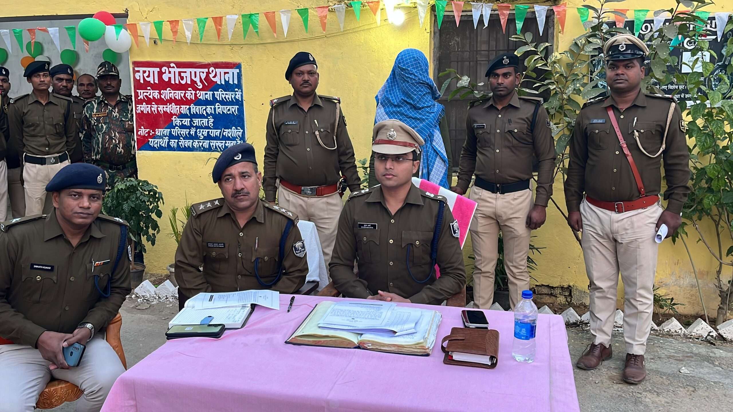 SP inspected the cases of Naya Bhojpur police station, directed to execute the pending cases on time